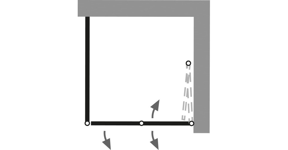 Hsk Atelier Plan Duschkabine Drehfaltt R Mit Seitenwand