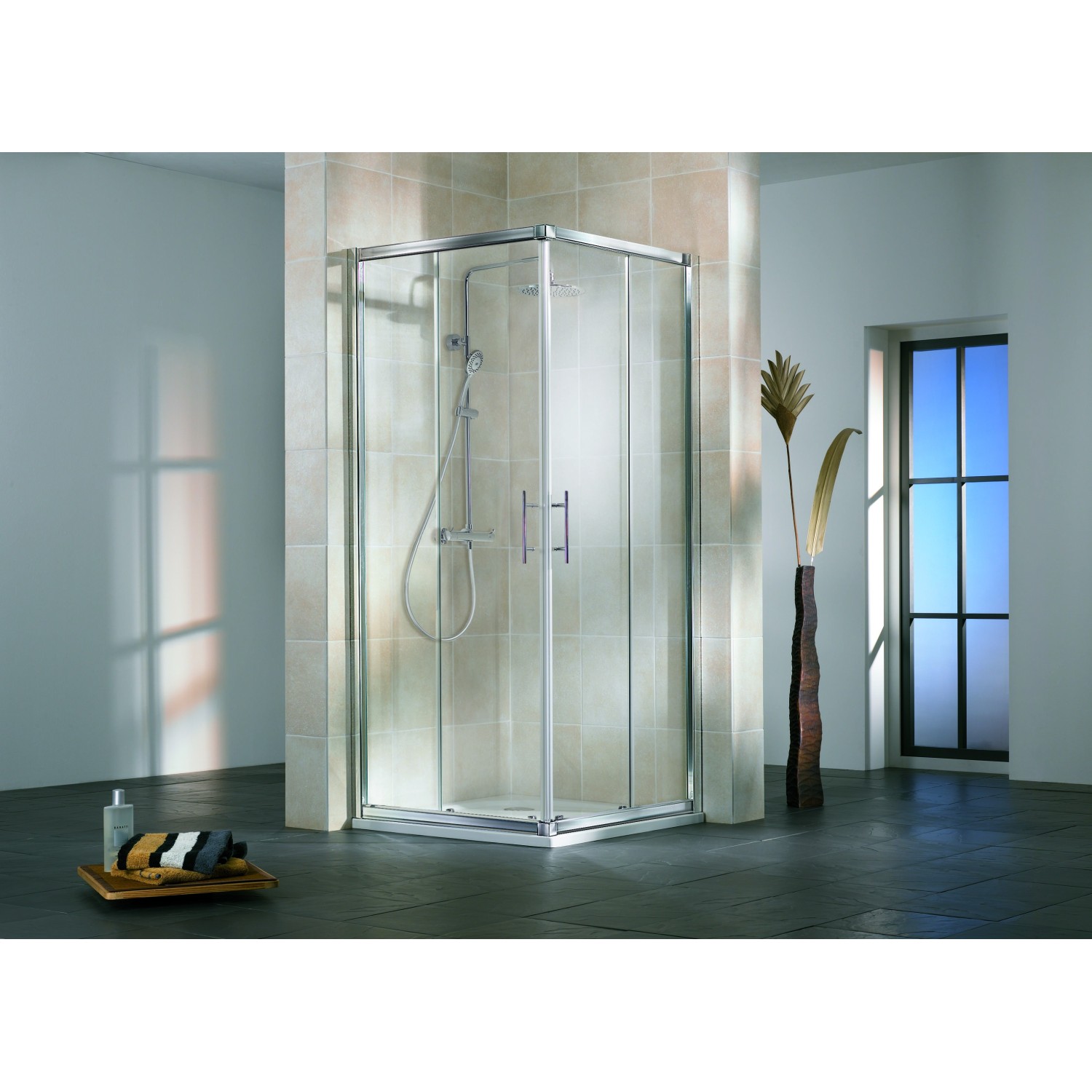 HSK Favorit, Schiebetür 4-teilig bodenfrei