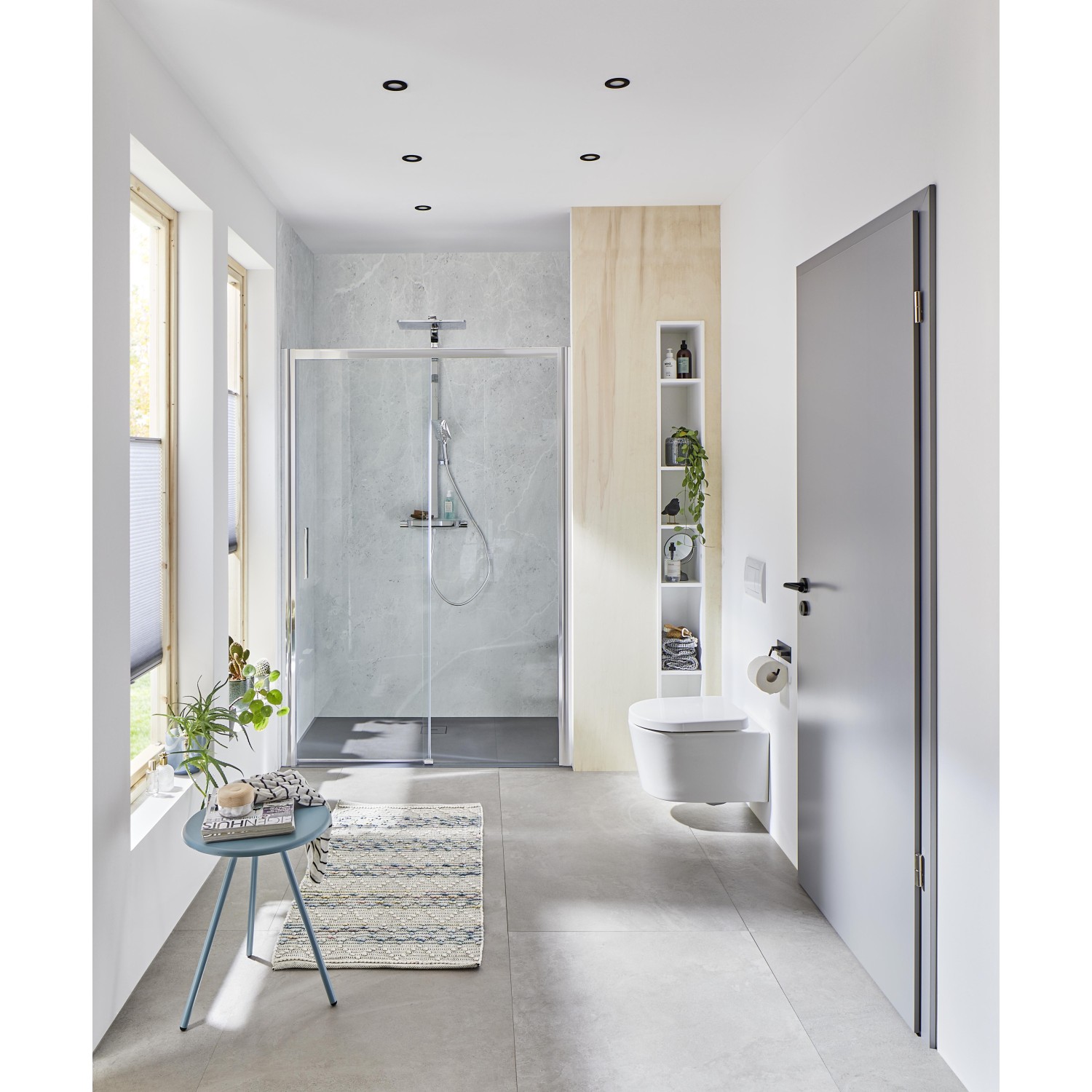 HSK Favorit, Schiebetür 2-teilig bodenfrei