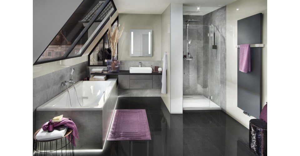 HSK Aperto Pro, Drehtür an Nebenteil...