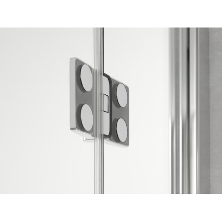 HSK Aperto Pro, Drehtür an Nebenteil mit Seitenwand