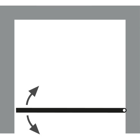 HSK K2, Drehtür Nische