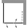 HSK Exklusiv, Drehfalttür mit Seitenwand