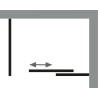 HSK Atelier Plan, Schiebetür 2-teilig mit Seitenwand