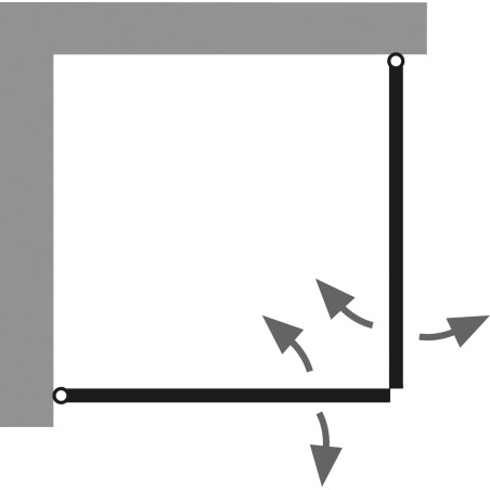 HSK K2P, Eckeinstieg 2-teilig