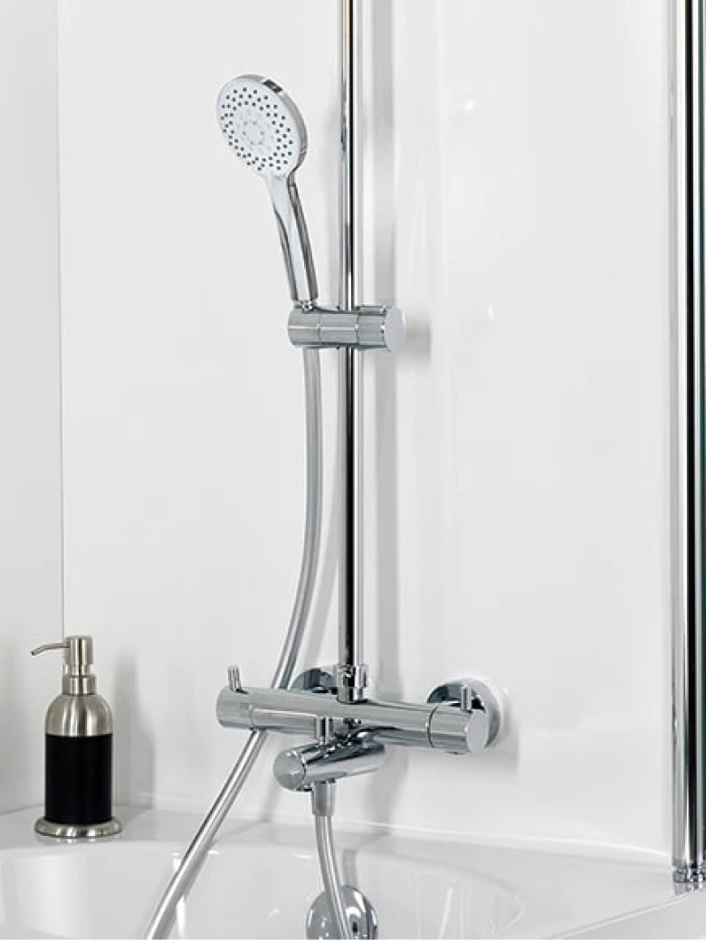 HSK RS 200 Thermostat für Badewanne – Kombisystem mit Wannenfüller & Regendusche