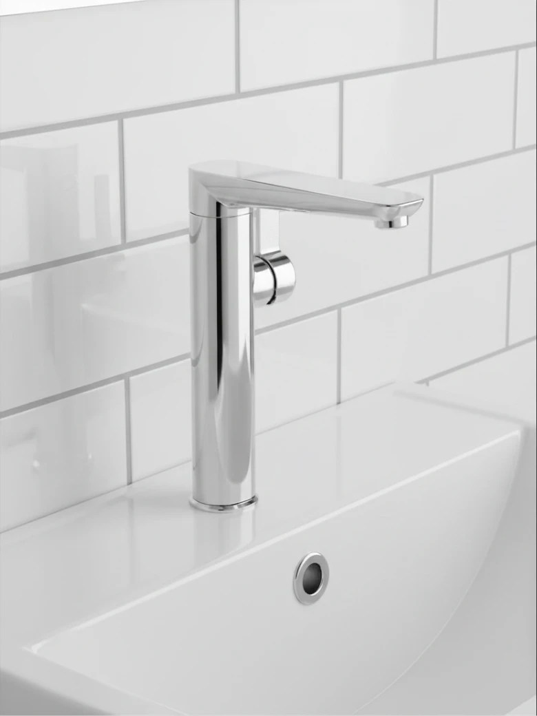 HSK Waschtisch-Einhebelmischer AquaXPro hoch – Chrom (02)