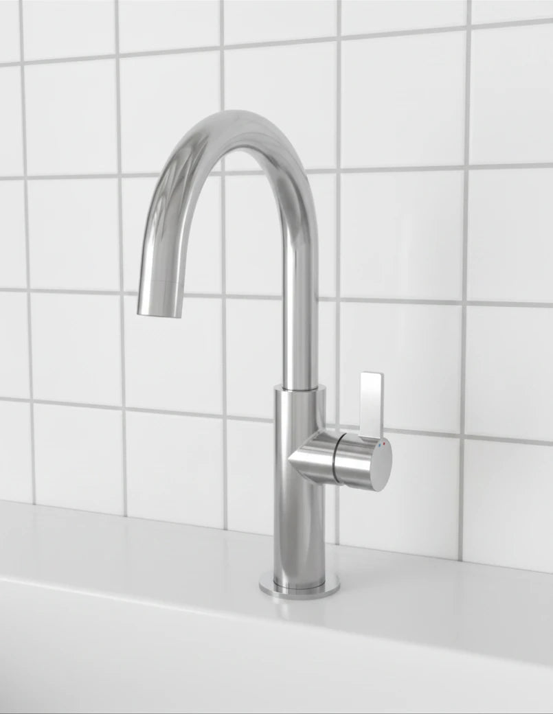 HSK Waschtisch-Einhebelmischer Slim Plus – Chrom (02)