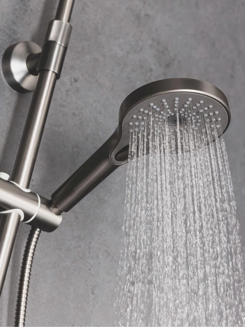 HSK Designhandbrause AquaXPro Rund (Gunmetal)