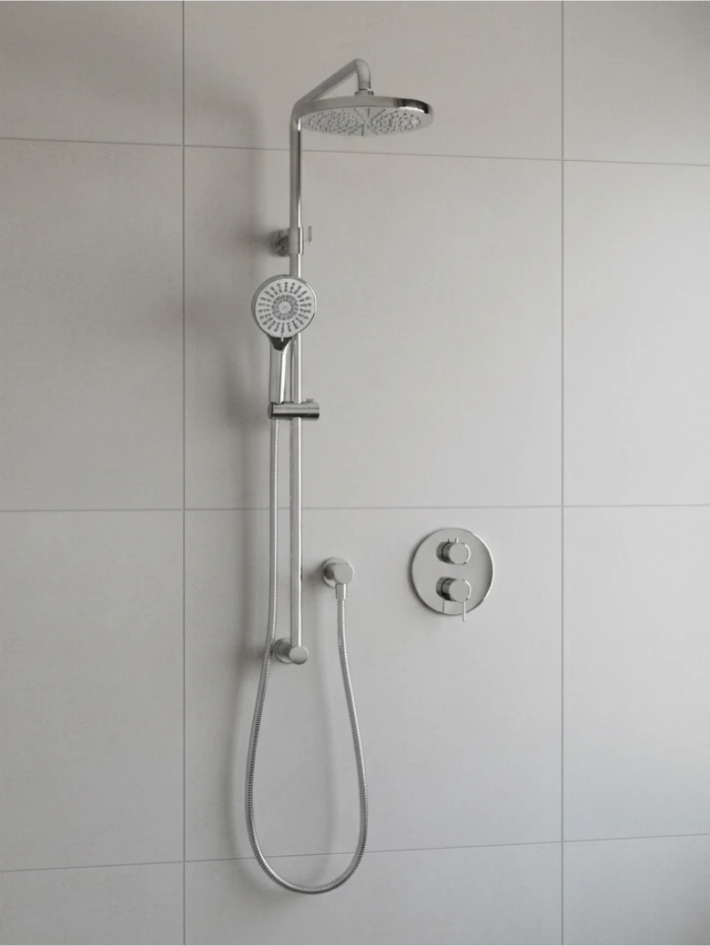 HSK Komplett-Set 1.55 AquaXPro – Unterputz-System mit Brausestange (Gunmetal)
