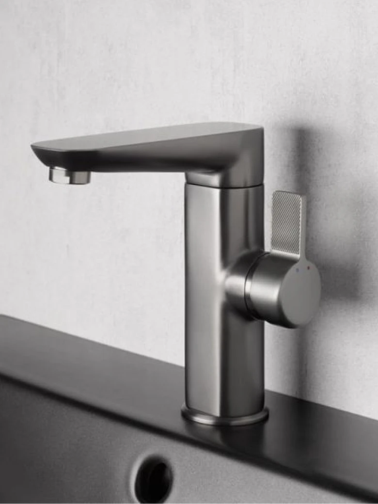 HSK Waschtisch-Einhebelmischer AquaXPro – Gunmetal gebürstet (280)