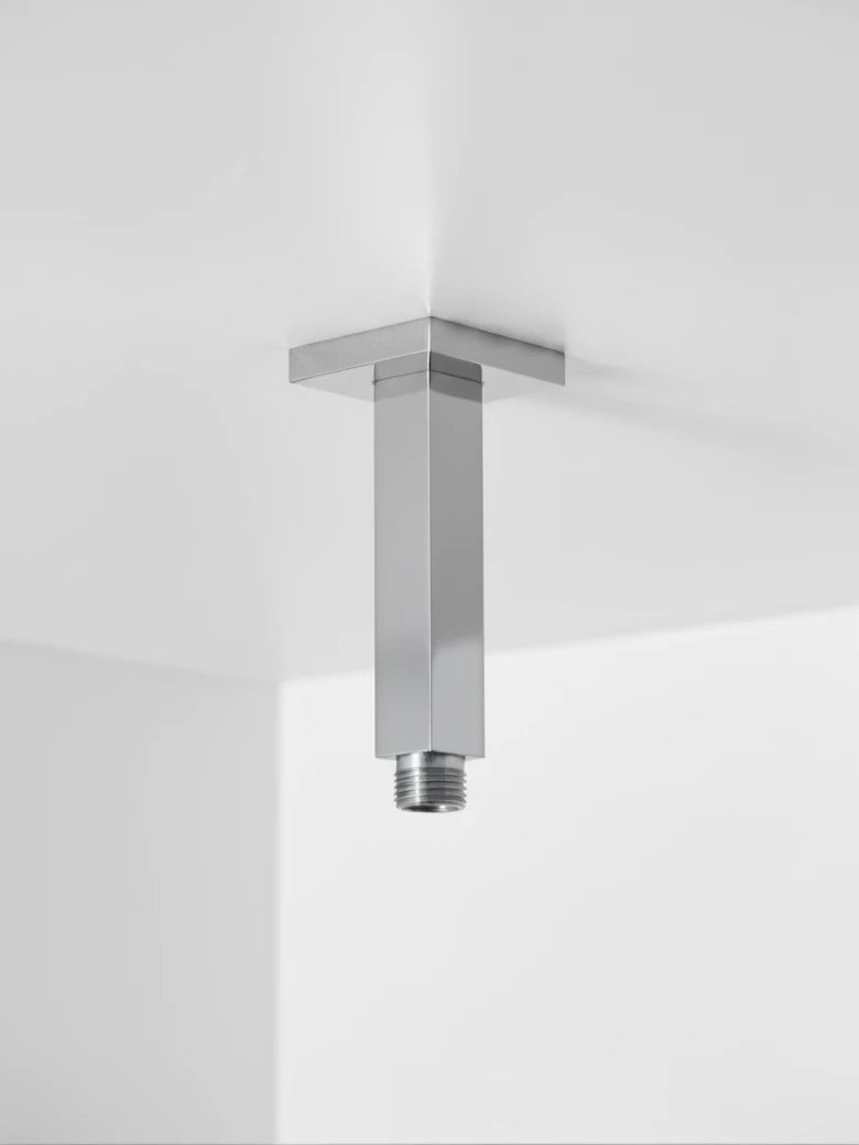 HSK Deckenarm Eckig – 140 mm (Chrom)