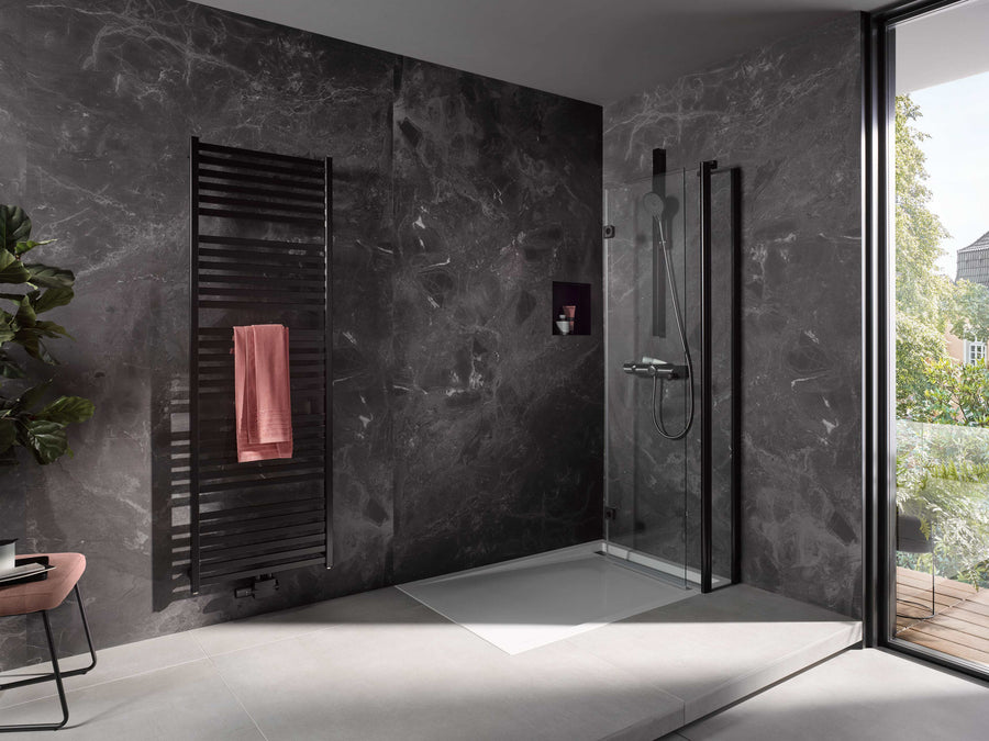 Chrom oder Silber Walk-In-Duschen